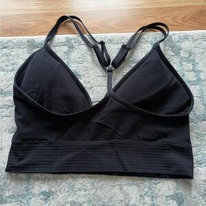 Jockey Black Racerback Padded Bralette